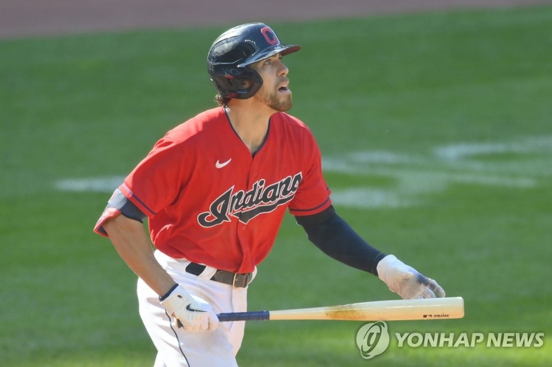 클리블랜드 브래들리 짐머, 친형 상대로 홈런…MLB 역대 4번째
