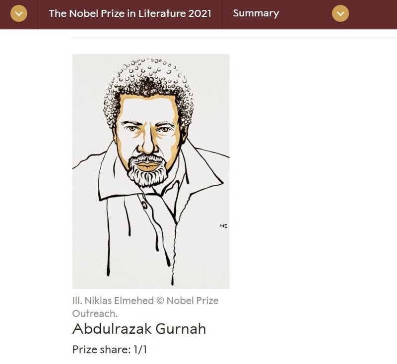 [2보] 노벨 문학상에 탄자니아 작가 압둘라자크 구르나