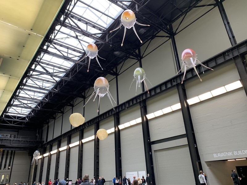 런던 테이트모던에 해파리가 '두둥실'…한국계 '아니카 이' 전시