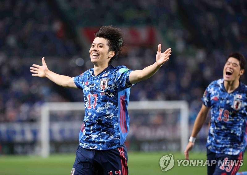 일본 축구, 3연승 달리던 호주 잡고 월드컵 최종예선 2승째