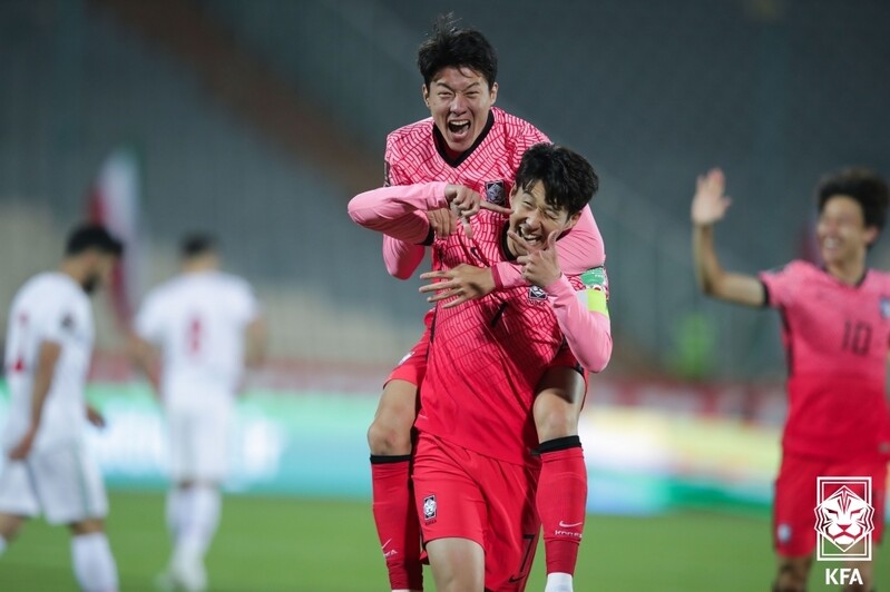 S. Korea blow lead, take spirited draw vs. Iran in World Cup qualifier