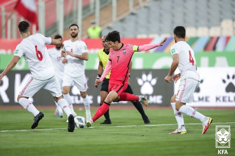 With 2nd straight goal, Son Heung-min nearly plays hero again for S. Korea