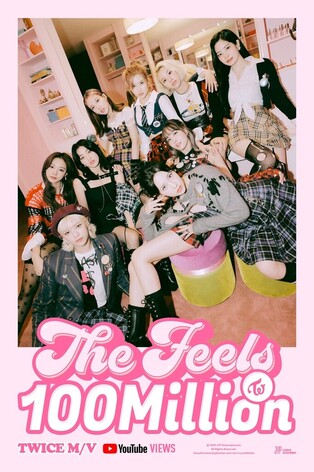 TWICE's 'The Feels' breaks 100  million YouTube videos