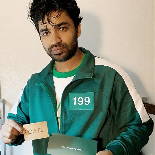 '오징어 게임' 199번 참가자 연기한 아누팜, 준PO 2차전 시구