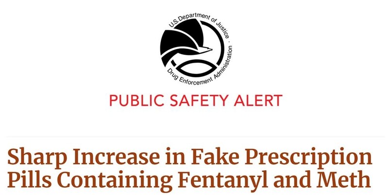 미국서 '처방 유명 약품'으로 위조된 불법 마약 유통 급증