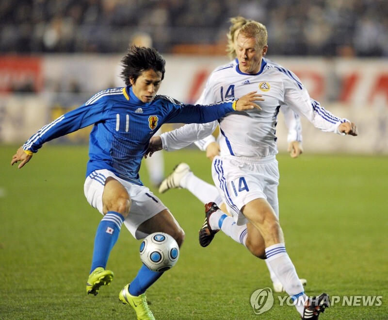 전 일본축구 대표 다마다, 11월 11일 11시 11분에 은퇴 발표