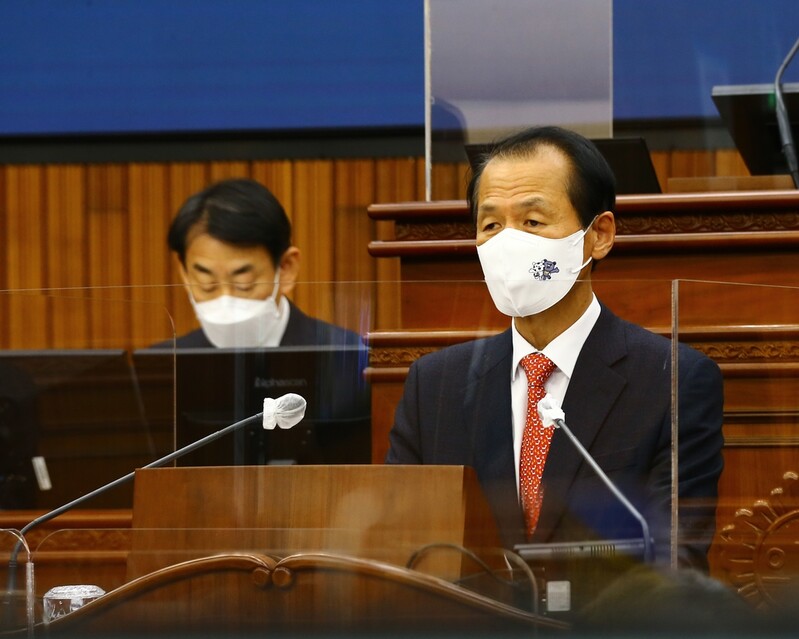 최문순 "임기 내 마지막 예산안…축적된 역량 차기 도정에 전달"