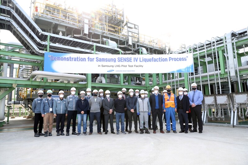 Samsung Heavy demonstrates gas liquefaction technology