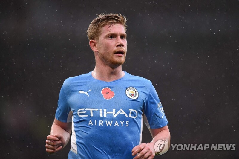 맨시티 더브라위너, 코로나19 확진…PSG와 챔스 결장