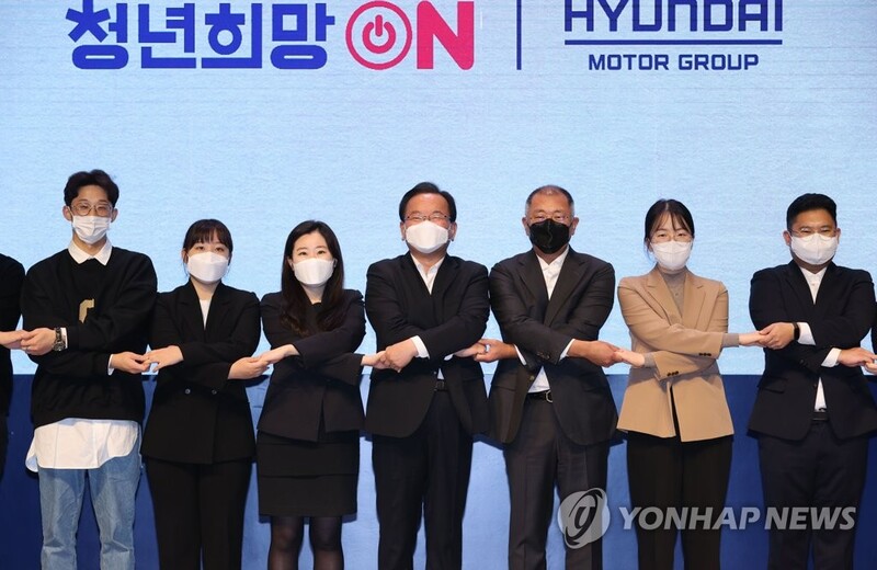 (LEAD) Hyundai Motor Group pledges to create 46,000 youth jobs over next 3 yrs