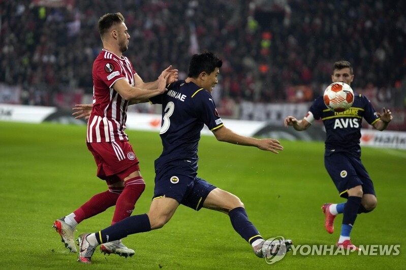 '김민재 풀타임' 페네르바체, 올림피아코스에 패배…16강 좌절