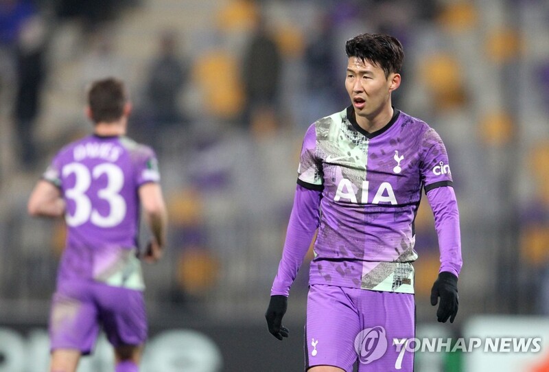 '손흥민 교체출전' 토트넘, 무라에 1-2 충격패…콘테 체제 첫 패(종합)