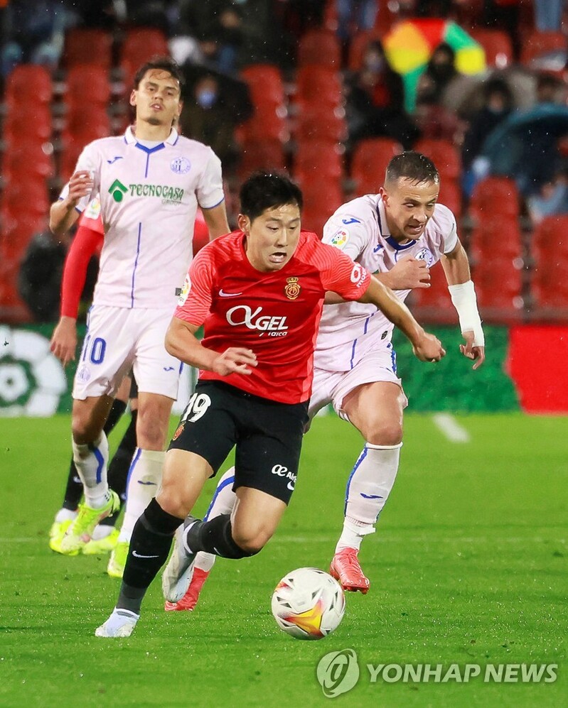 '이강인 풀타임' 마요르카, 헤타페와 0-0 무승부…7경기 무승