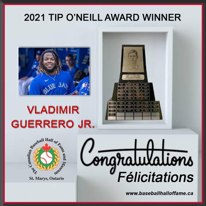 게레로 주니어, 개인 첫 캐나다 최고 야구선수상 수상