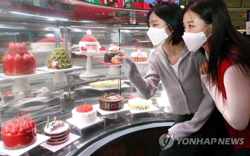 홈파티용 크리스마스 케이크 인기…파리바게뜨 예약 작년 3배