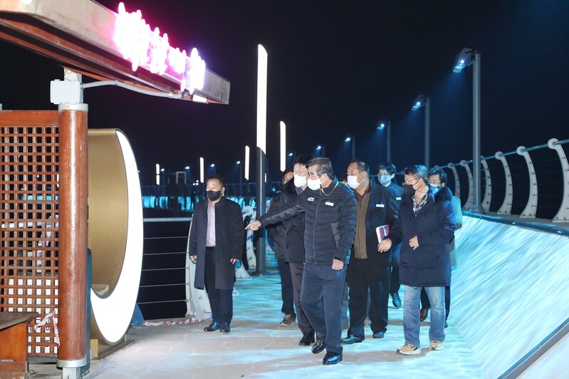 보령 대천항 야간 관광지로 뜬다…'달빛 등대로' 설치