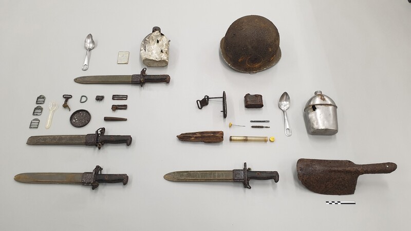 국립문화재연구소, 화살머리고지 전사자 유품 309건 보존처리