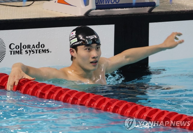 황선우, 쇼트코스 세계선수권 자유형 200ｍ 金…메이저 첫 우승