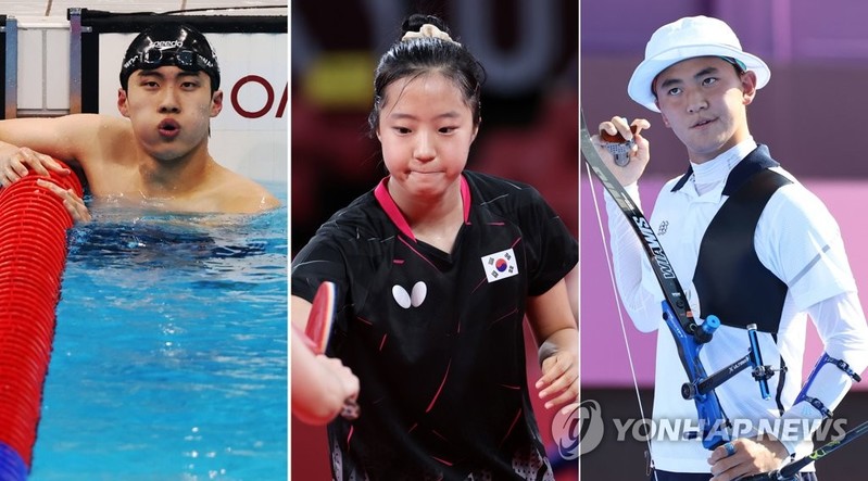 [스포츠10대뉴스] ④ 황선우·김제덕·신유빈…'겁 없는 10대' 돌풍