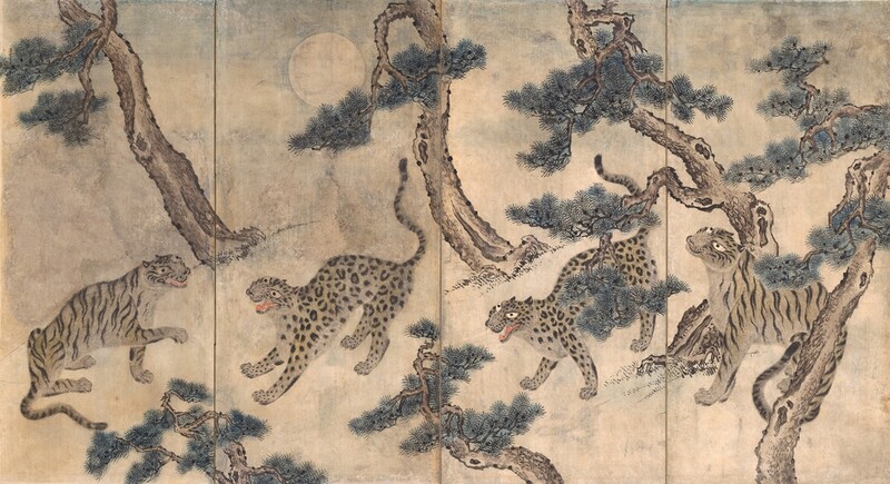 "어흥!…나쁜 기운 물리치는 호랑이 그림 보세요"