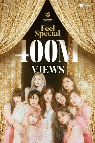 TWICE's 'Feel Special' MV surpasses 400 million views on YouTube