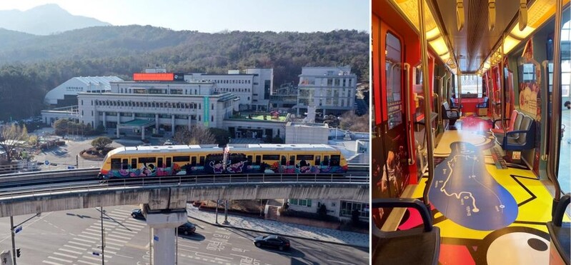 의정부시 '자연·문화'로 꾸민 경전철 2대 운행