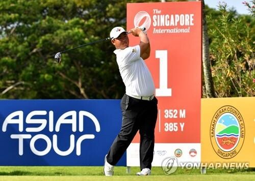 'KPGA 황태자' 김주형, 아시안투어 싱가포르 인터내셔널 우승
