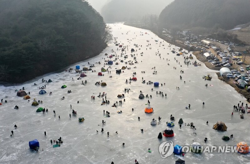춘천시, 코로나19 확산 방지·안전 위협 얼음낚시터 출입 통제