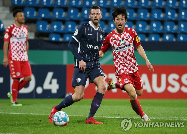 '이재성 63분 뛴' 마인츠, 독일컵 8강 좌절…보훔에 1-3 역전패
