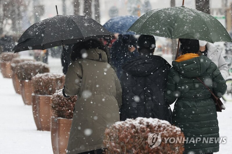 설날 서울 등 중부지방 눈, 대설특보 나올수도…바다에 높은파도