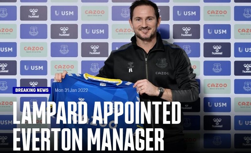 EPL 에버턴, 램퍼드 감독 선임…2024년까지 계약