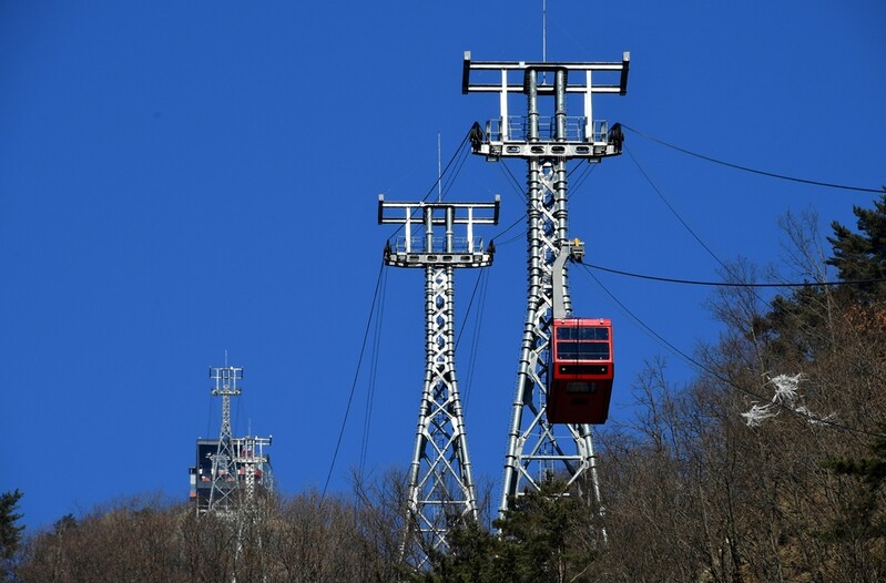 최북단 화천 백암산 케이블카 준공 막바지…4월 운행