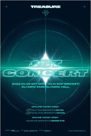 TREASURE to hold first offline & online concert in April
