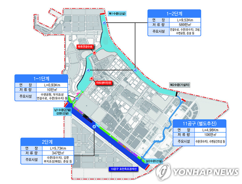 인천 송도 '워터프런트 1-1단계' 5월 준공