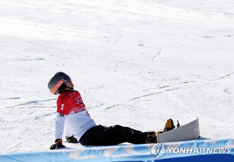 (Olympics) Alpine snowboarder Lee Sang-ho knocked out early in medal hunt