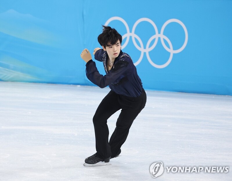 (Olympics) Cha Jun-hwan finishes 5th in men's singles figure skating