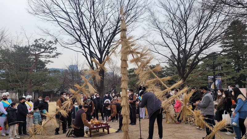 당진 기지시 줄다리기 정월대보름 행사 국립민속박물관서 열려