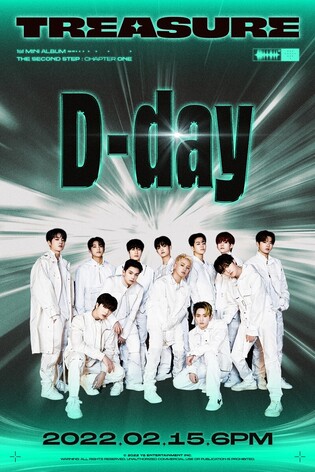 TREASURE's comeback D-DAY poster
