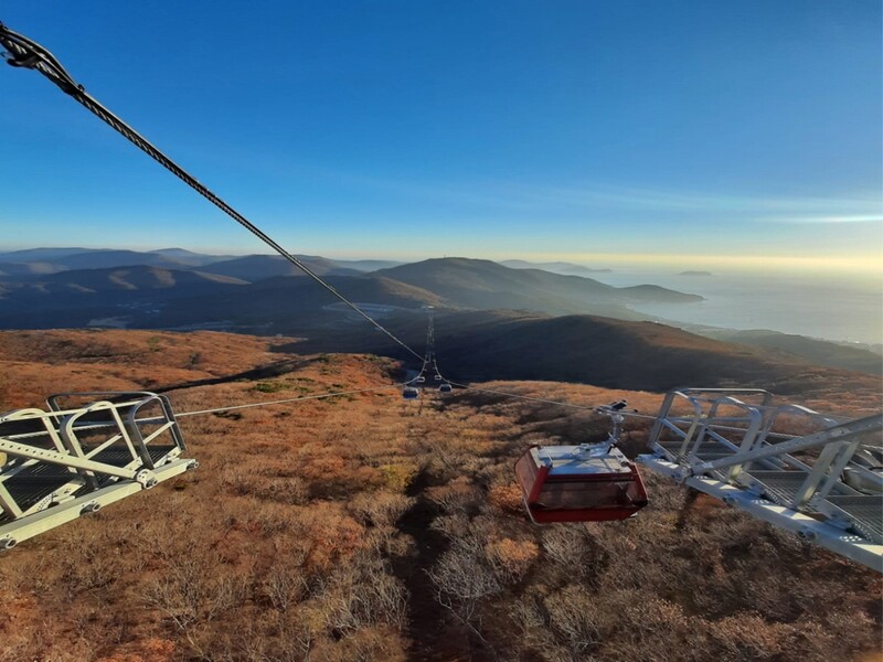 한려수도 자연경관을 한눈에…거제 케이블카 내달 운행