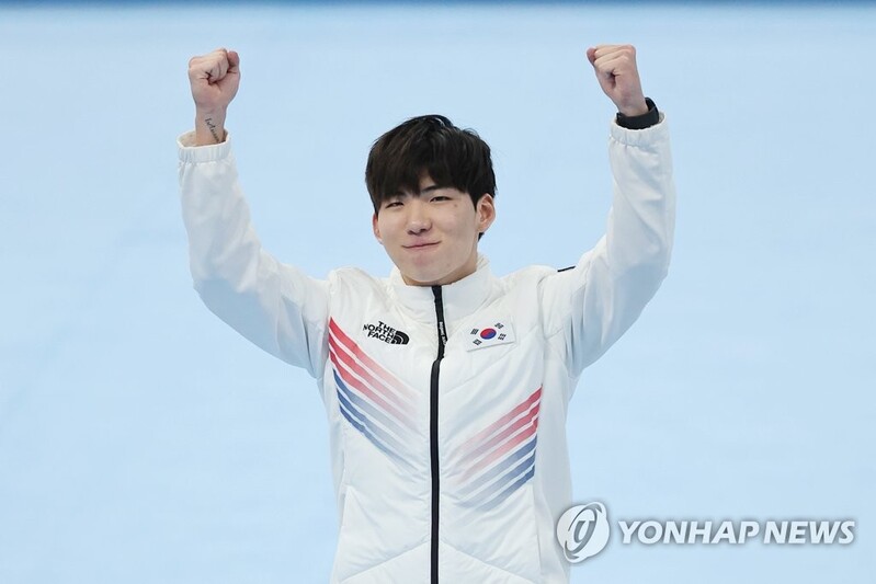 (LEAD) (Olympics) Once teen prodigy, speed skater Chung Jae-won comes into his own with mass start silver