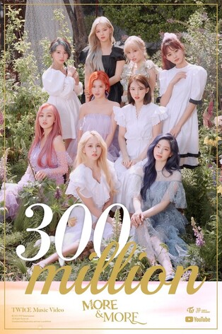 TWICE’s 'MORE & MORE' music video hits 300 mln YouTube views