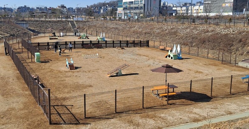 평택 반려견 놀이터 3곳 추가 개장…"맹견류 5종은 이용 불가"