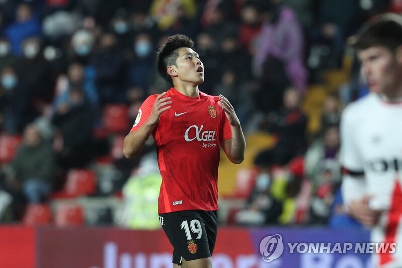 이강인 4경기 연속 교체 출전…마요르카는 라리가 3연패