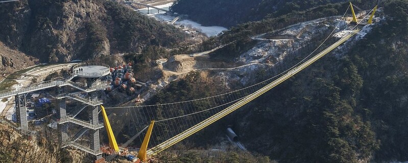 '원주어때' 여행 유튜버 핫플레이스로 떠오른 소금산 그랜드밸리