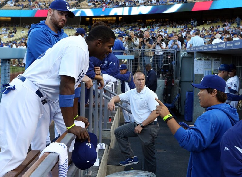 대전에서 류현진 만난 푸이그 "언어는 달라도 통하는 사이"(종합)