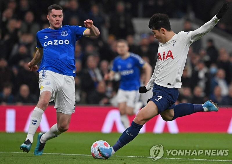 Son Heung-min scores in 2nd straight match for Tottenham