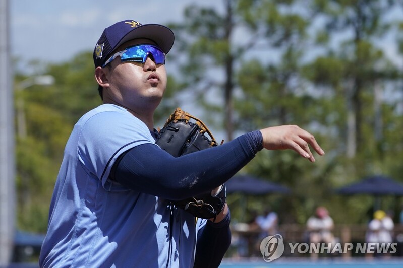 탬파베이 최지만, 2022년 첫 시범경기서 2타수 무안타