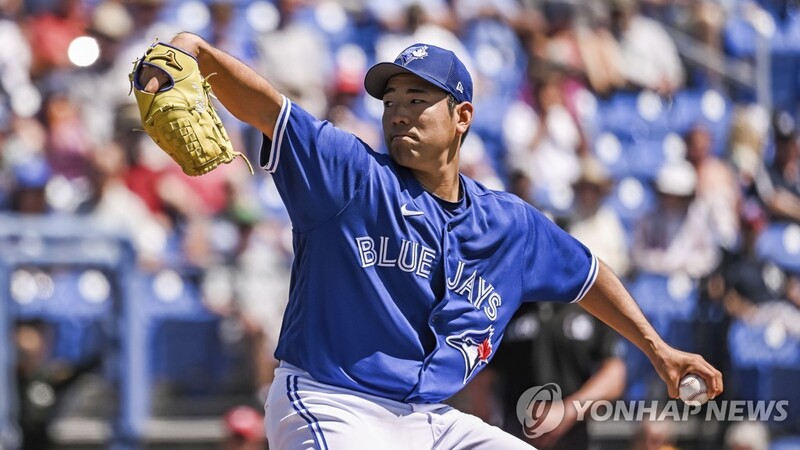 기쿠치, 성공적인 토론토 데뷔전…2이닝 무실점 4K