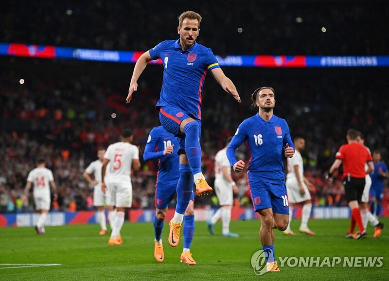 'A매치 49골' 케인, 잉글랜드 득점 공동 2위로…루니와 4골 차