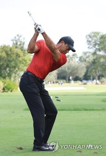 마스터스 개막 1주 전 오거스타 가는 우즈…진짜 출전하나